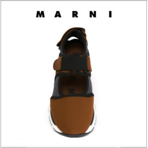 2016人気新作 MARNI マルニスニーカーコピー 秋色 ベルクロ留め スニーカー